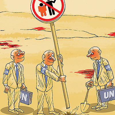 احسان گنجی: کارتونیست یک رنگ و تک رنگ!