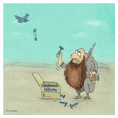 منتخبی از آثار راه یافته به بخش کارتون مسابقه بین المللی پایان یک داعش