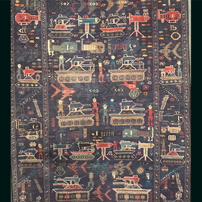 بررسی تاثیر جنگ بر نقوش فرش افغانستان